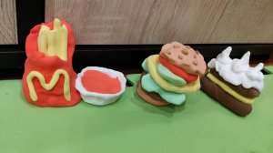 Как слепить еду и напитки из воздушного пластилина. Часть 3.