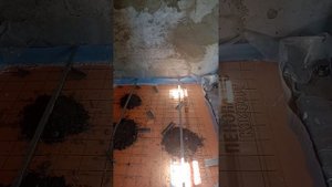 Подготовка под заливку бетонной стяжки в бане.