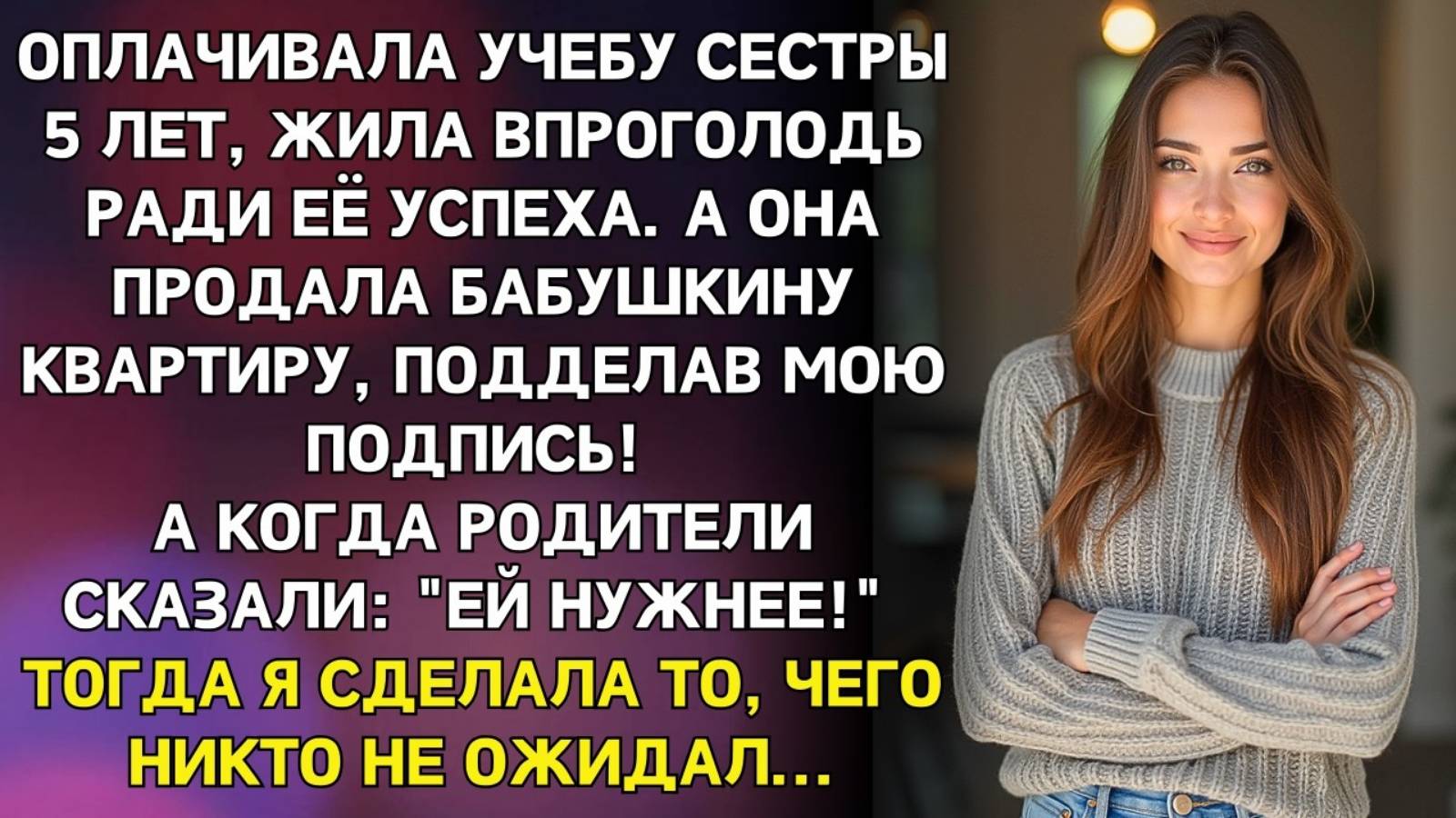Истории из жизни. Оплачивала учёбу сестры 5 лет  Жизненные истории, Аудио рассказы слушать