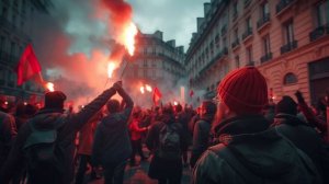 ПОЛИЦИЯ К ПОРЯДКУ ШТЫКОМ ПРИЗЫВАЕТ.