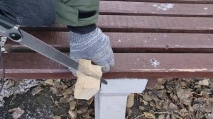 Пилю Японской складной пилой TAJIMA Rapid-Pull G-Saw GK-G240. Тест н?