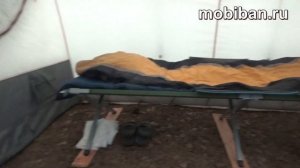 Палатка Роснар Р-34М3 с печью МегаСогра. Обзор и отзыв