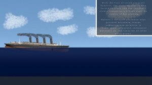 Lusitania sinking in real time 2D/Лузитания тонет в реальном времени 2D