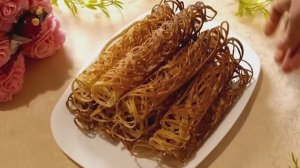 Хрустящие трубочки на сковороде за 5 МИНУТ🔥🔥