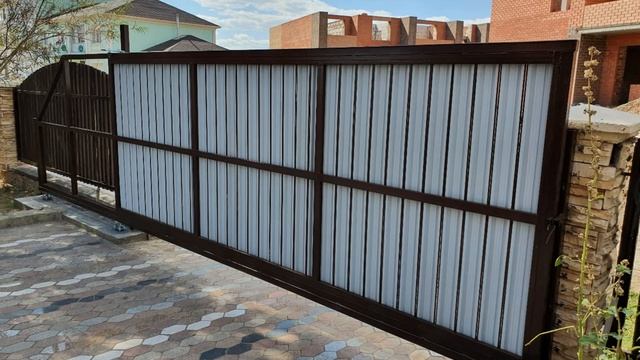 Строительство забора, выдвижных ворот и калитки своим смотреть онлайн