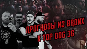 ПРОГНОЗ НА БОИ TOP DOG 36 ИЗ КЛУБА BRONX