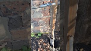 установка столбов под угловые ворота 90° своими руками