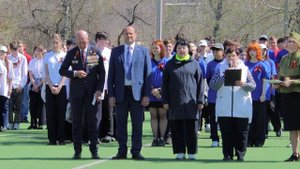 Парад к 80-летию со дня Победы, школа №75 г. Иркутска