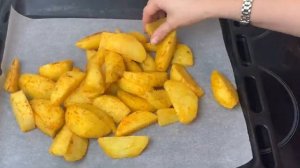 ВКУСНЕЙШАЯ КАРТОШКА по-селянски по- деревенски АРОМАТНАЯ И ХРУСТЯЩАЯ!