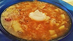 Щи из свежей капусты (kapusniak ze slodkiej kapusty)