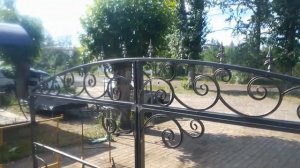 РАСПАШНЫЕ ВОРОТА С КАЛИТКОЙ СВОИМИ РУКАМИ.