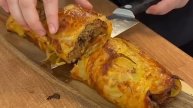Картофельный РУЛЕТ...🍠🥩😋 Рецепт в описании ✍️