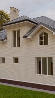 Проект дома с мансардой) 11х12. #construction #architecture #проектд?