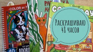 Челлендж Раскрашиваю 48 часов одним арт-материалом