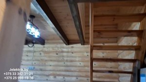 Монтаж ретро проводки в деревянном доме