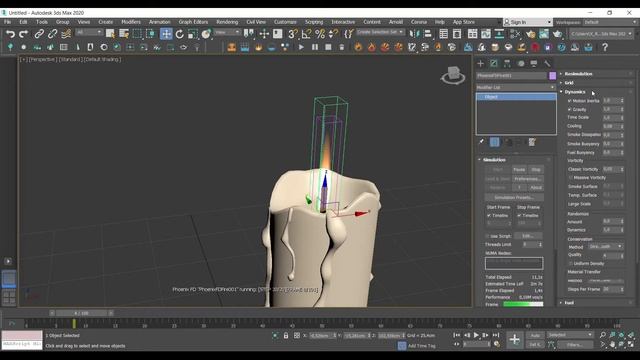 моделирование пламени свечи в 3ds max смотреть онлайн