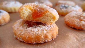 Очень вкусное печенье с вареньем!Простой и лёгкий рецепт 💯👍