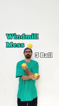 Как научится жонглировать Windmill Mess Juggling Trick 🥰