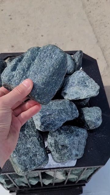 Талькохлорит обвалованный камни для бани и сауны