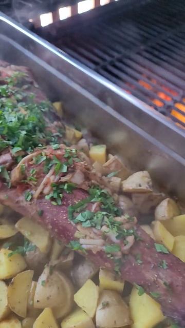 Баранья Нога На Гриле Целиком / Нежнейшее Дымное Мясо ?