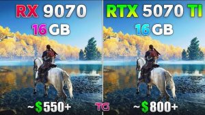 RX 9070 vs RTX 5070 Ti - Test in 11 Games
