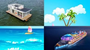 ⚓️⛵️ Детям про корабли | Водный транспорт| Учим морс?