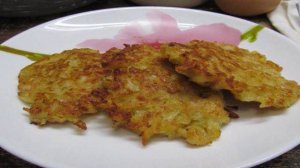 Картофельные оладьи с курицей и сыром