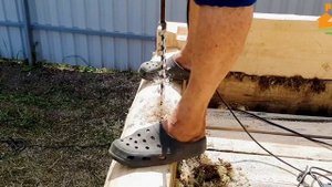 Сборка сруба 6×6+3 м вынос / Срубы бань и домов