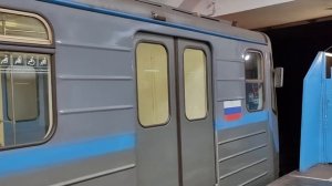 обкатка 81-717.6 на станции метро "Люблино" ПОСАДКИ НЕТ!