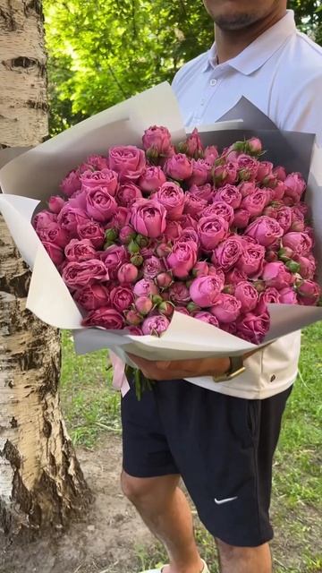 25 Пионовидная  кустовая   роз  Misty Bubbles 🌹SPBROZA.RU