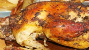 Курица запеченная с картофелем в рукаве