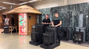 Эверест – чугунная банная печь для больших и коммерче