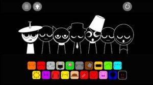 Все Чёрные Incredibox Sprunki, персонажи ｜｜ Новый Мод