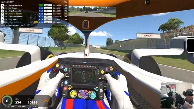IRACING GRAND PRIX TOUR 4 Этап Имола | iRacing виртуальные гонки | стрим
