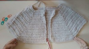 Кардиган с рюшами крючком | для девочки | мк | часть 3