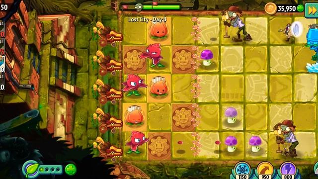Прохождение игры Plants vs Zombies 2 FREE. #112 смотреть онлайн
