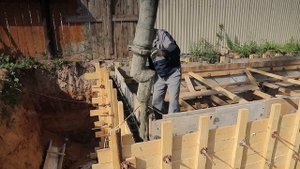 Как построить баню с бассейном?! Монолитные работы. Ст?