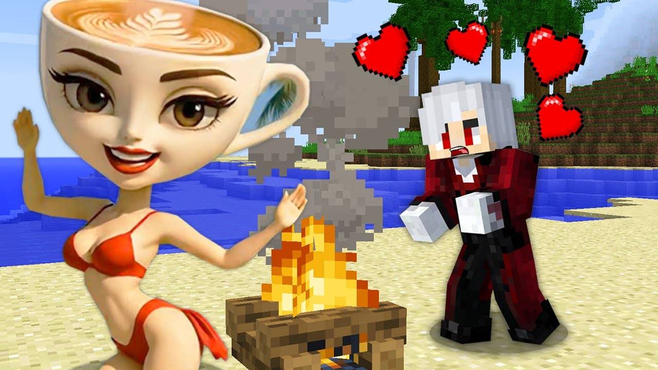 ЗАСТРЯЛ НА ОСТРОВЕ С БАЛЕРИНА КАПУЧИНОЙ БРЕЙНРОТ ЖИВОТНЫЕ !   Каливан MINECRAFT