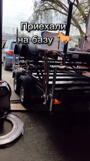 Платформы прибыли на базу #баня #банянаприцепе #произв смотреть онлайн