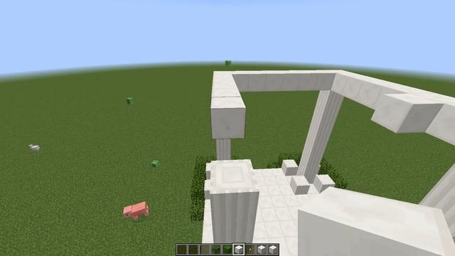 Minecraft-постройка домов-беседка