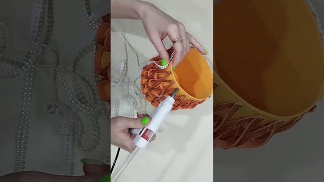 Как легко сделать красивую корзинку/How to easily make a beautiful basket