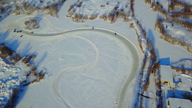 Дзержинские дрифтеры с высоты птичьего полёта 4К
