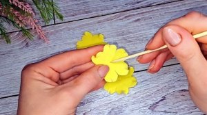 Очень Простая Идея 💡 Как Сделать Цветы из Фоамирана ?