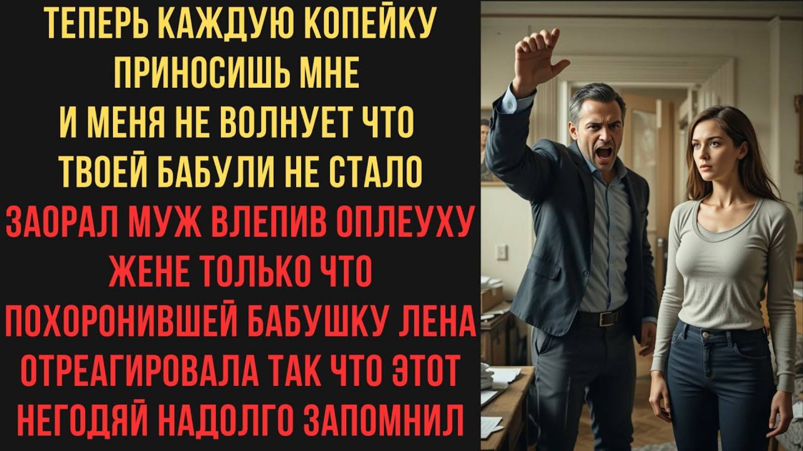 Истории из жизни. Теперь каждую копейку приносишь мне Жизненные истории, Аудио рассказы слушать