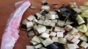 Суп с баклажаном и рисом