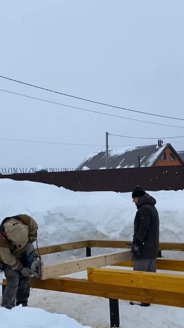 Строительство каркасной бани 6*8. Начали обвязку карка?