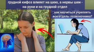 Как через шею оживить зажатый грудной отдел позвоночника и мозг? Упражнения