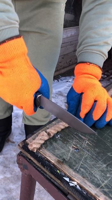 ТЕСТ НОЖА ИЗ СТАЛИ НОМЕР 1 В МИРЕ S390 НА КАНАТЕ смотреть онлайн