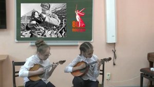 Ансамбль домристов - Р. Паулс "Колыбельная" (Лисицына Женя, Лисицына Яна)