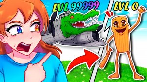 ❤️ПРОКАЧАЛА БОМБАРДИРО КРОКОДИЛО до МАКСИМАЛЬНОГО УРОВНЯ в РОБЛОКСЕ! BRAINROT EVOLUTION ROBLOX!